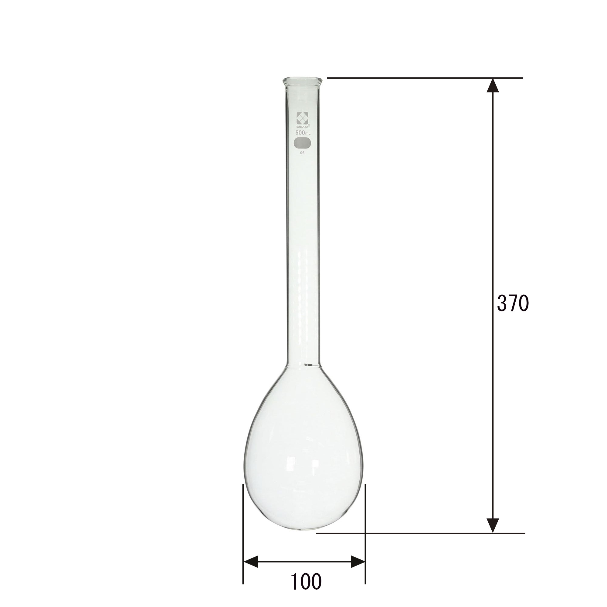 ケルダールフラスコ 500mL