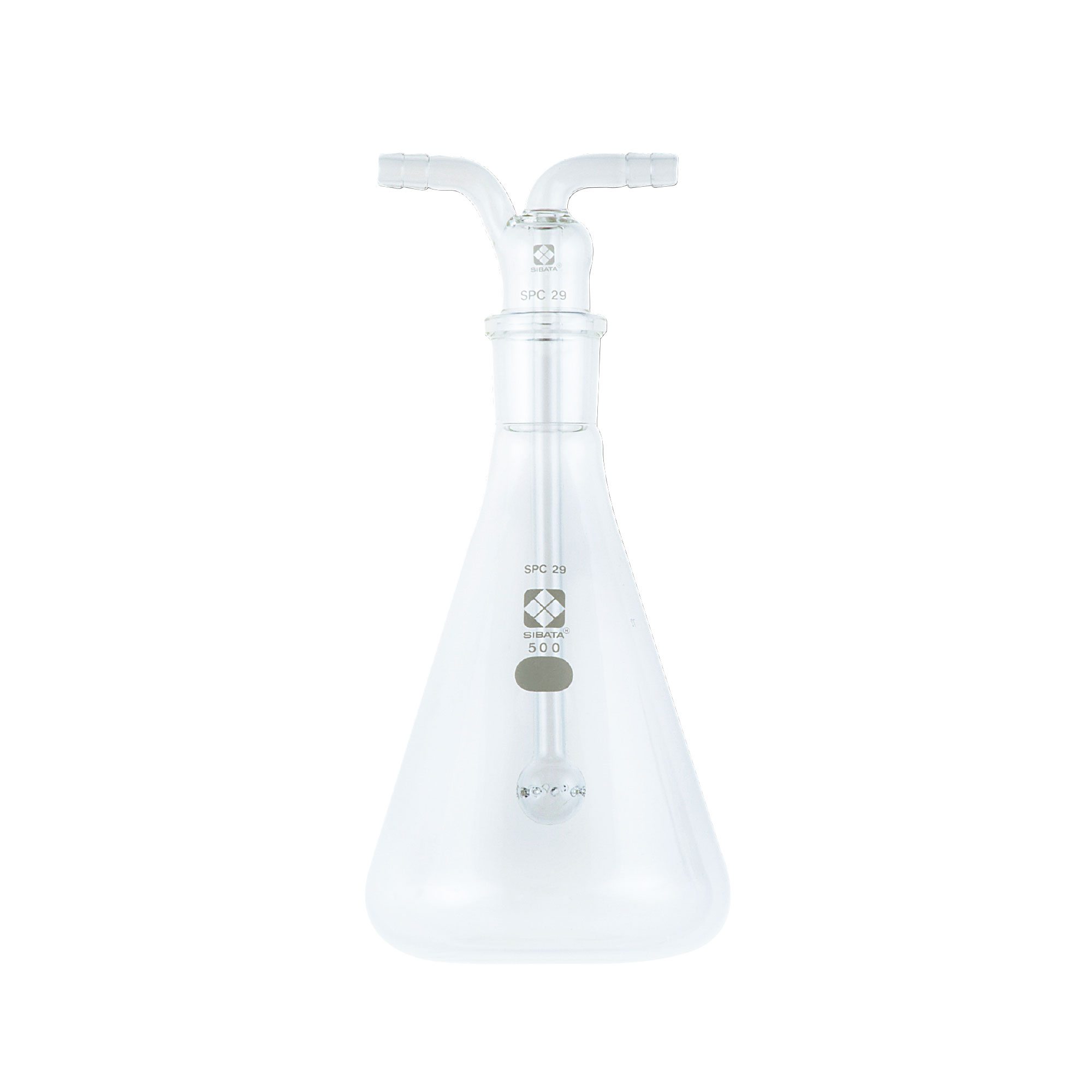 SPC三角フラスコガス洗浄びん 500mL