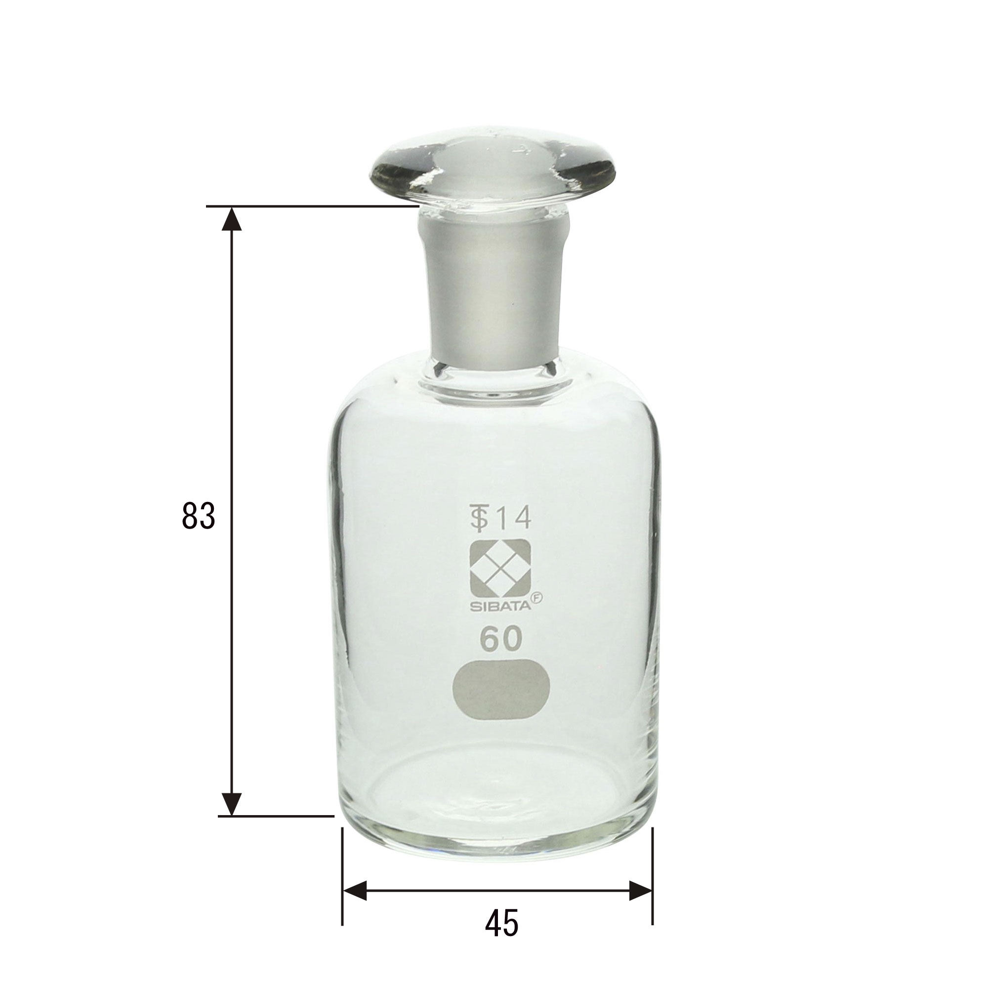 試薬びん 60mL