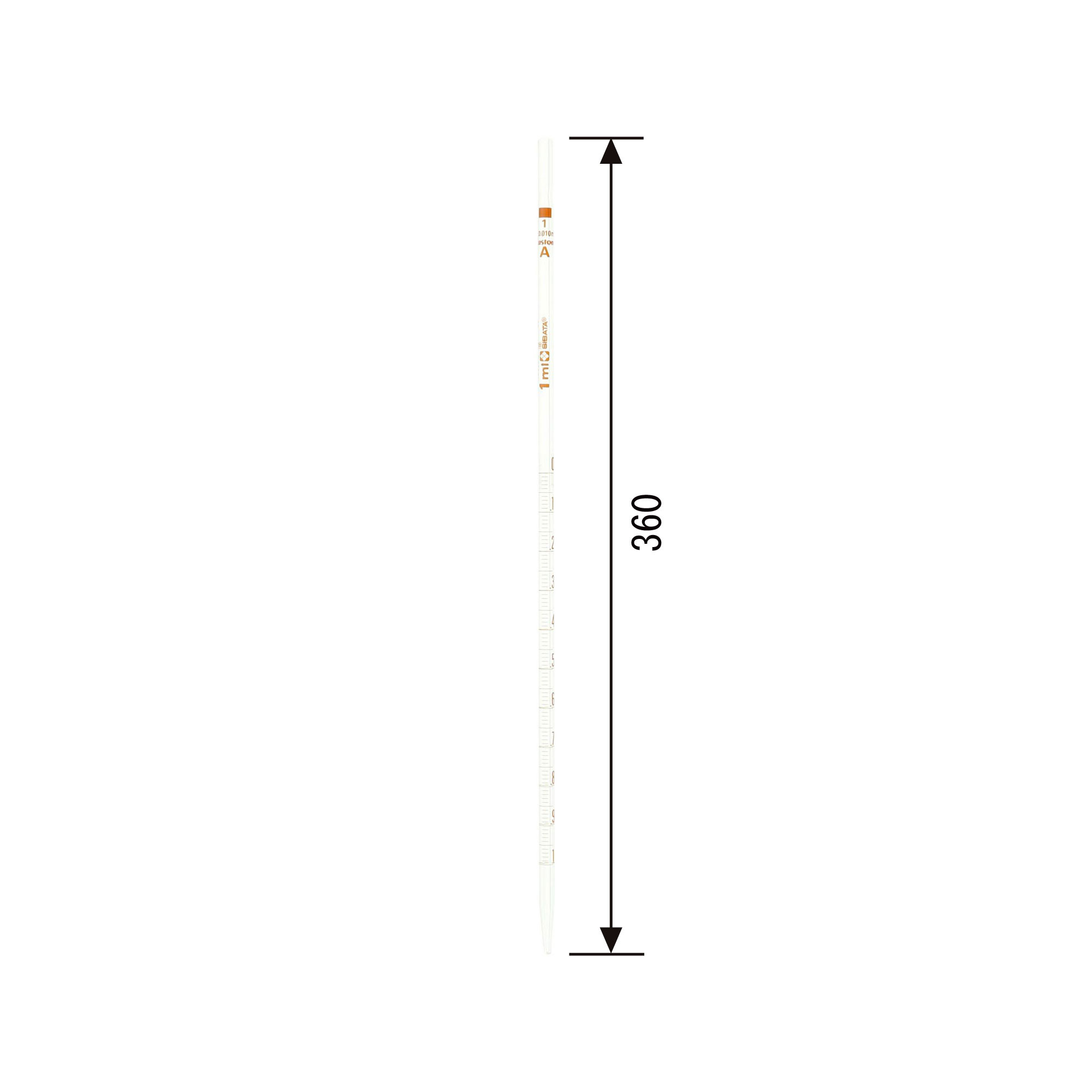 メスピペット 中間目盛 カスタムA 1mL