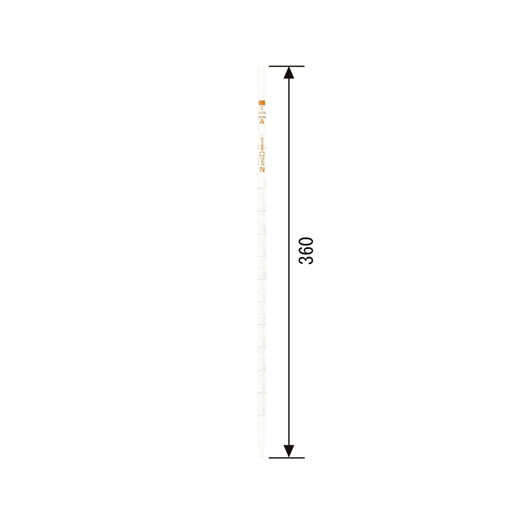 メスピペット 中間目盛 カスタムA 2mL