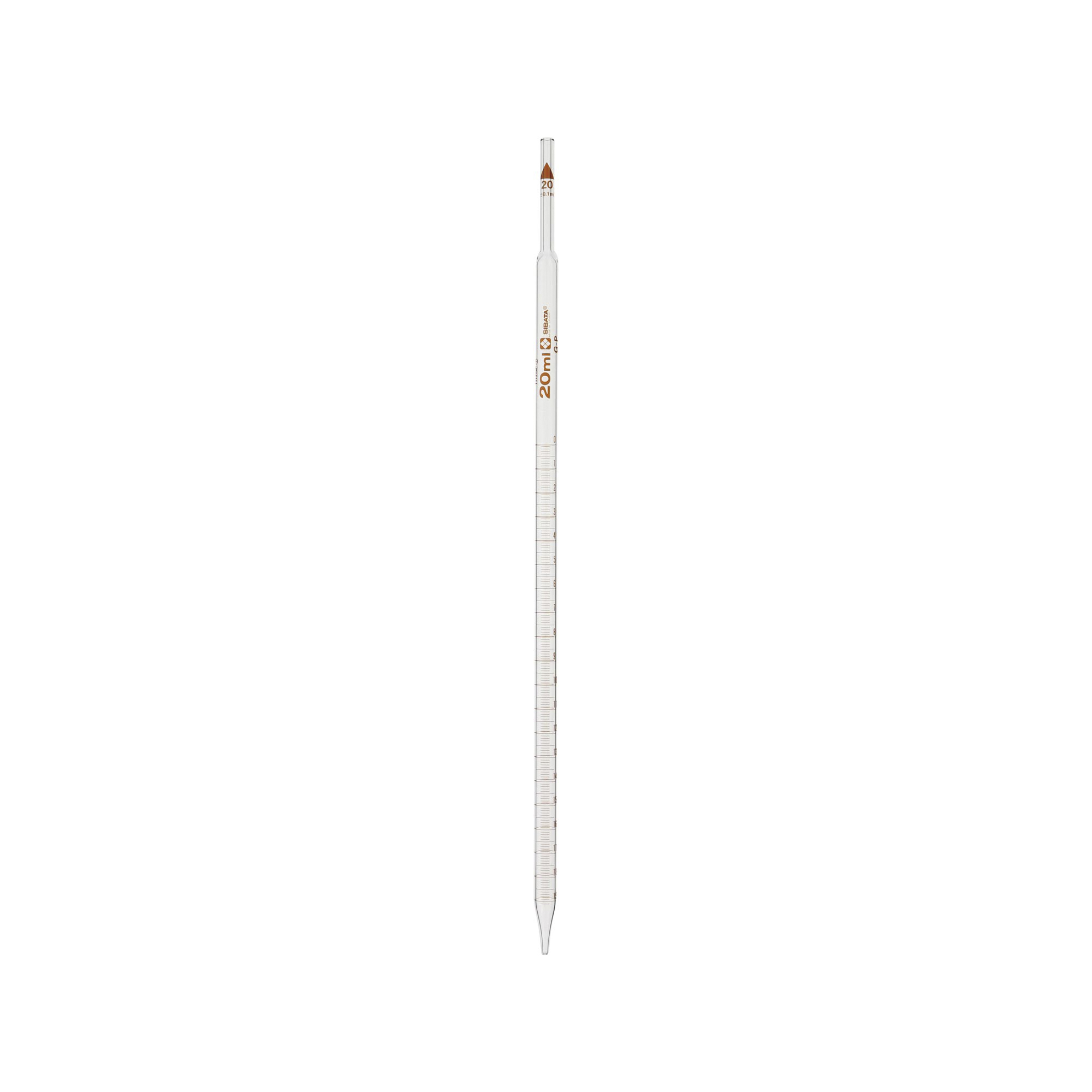 メスピペット 先端目盛 大穴 20mL