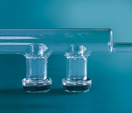 ケルダール窒素分析装置用液体サンプル用排気筒(300mL試験管用)