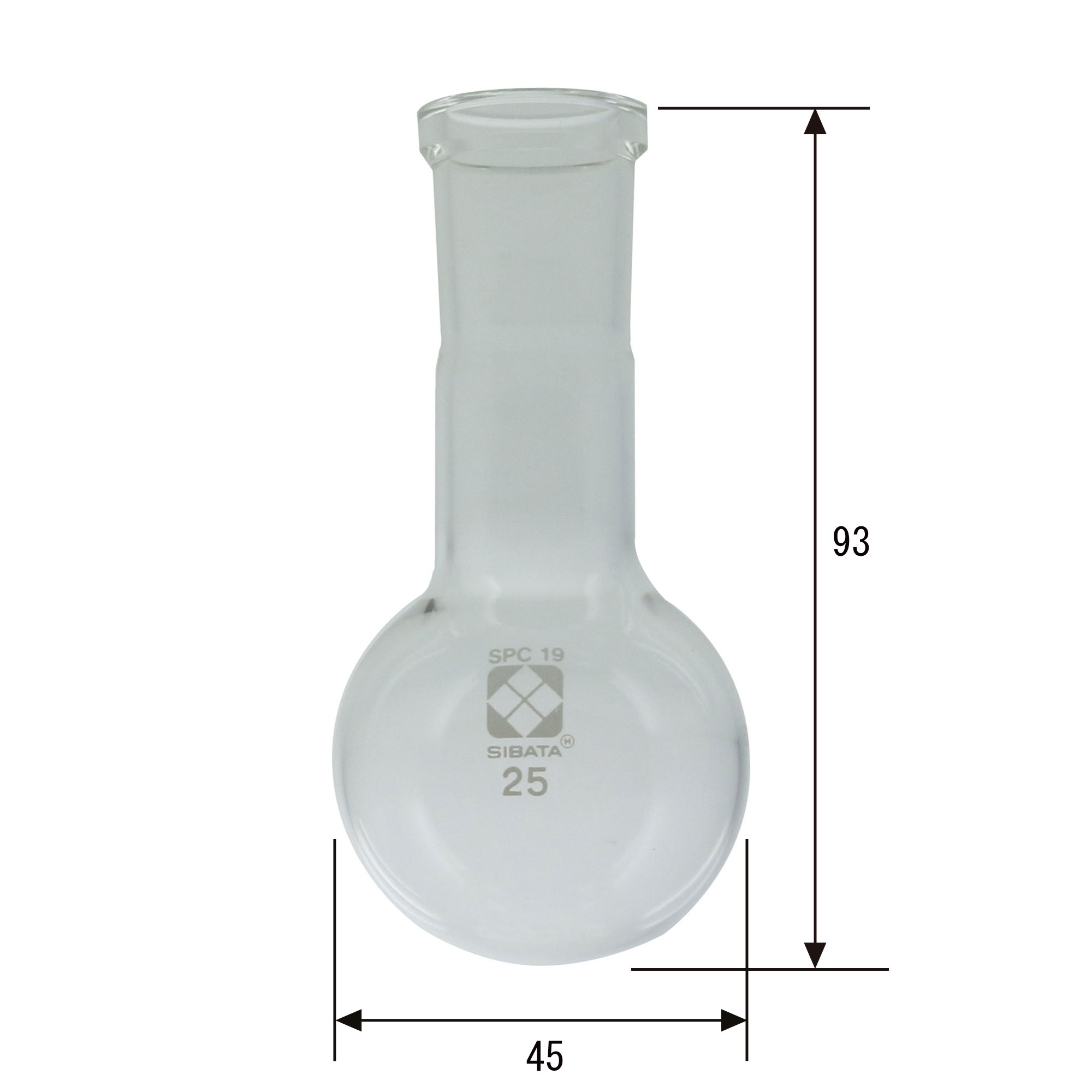 SPC丸底フラスコ 25mL