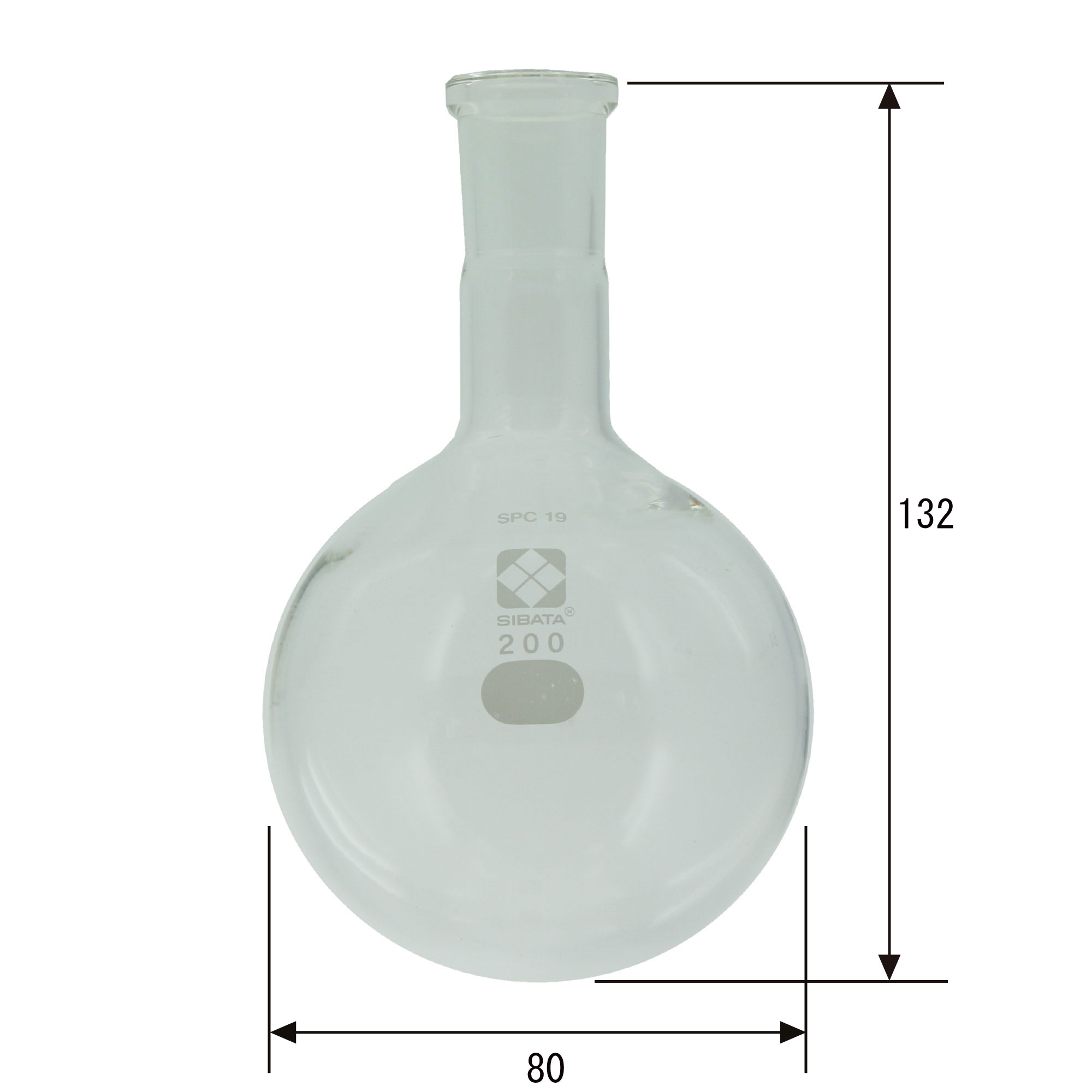 SPC丸底フラスコ 200mL