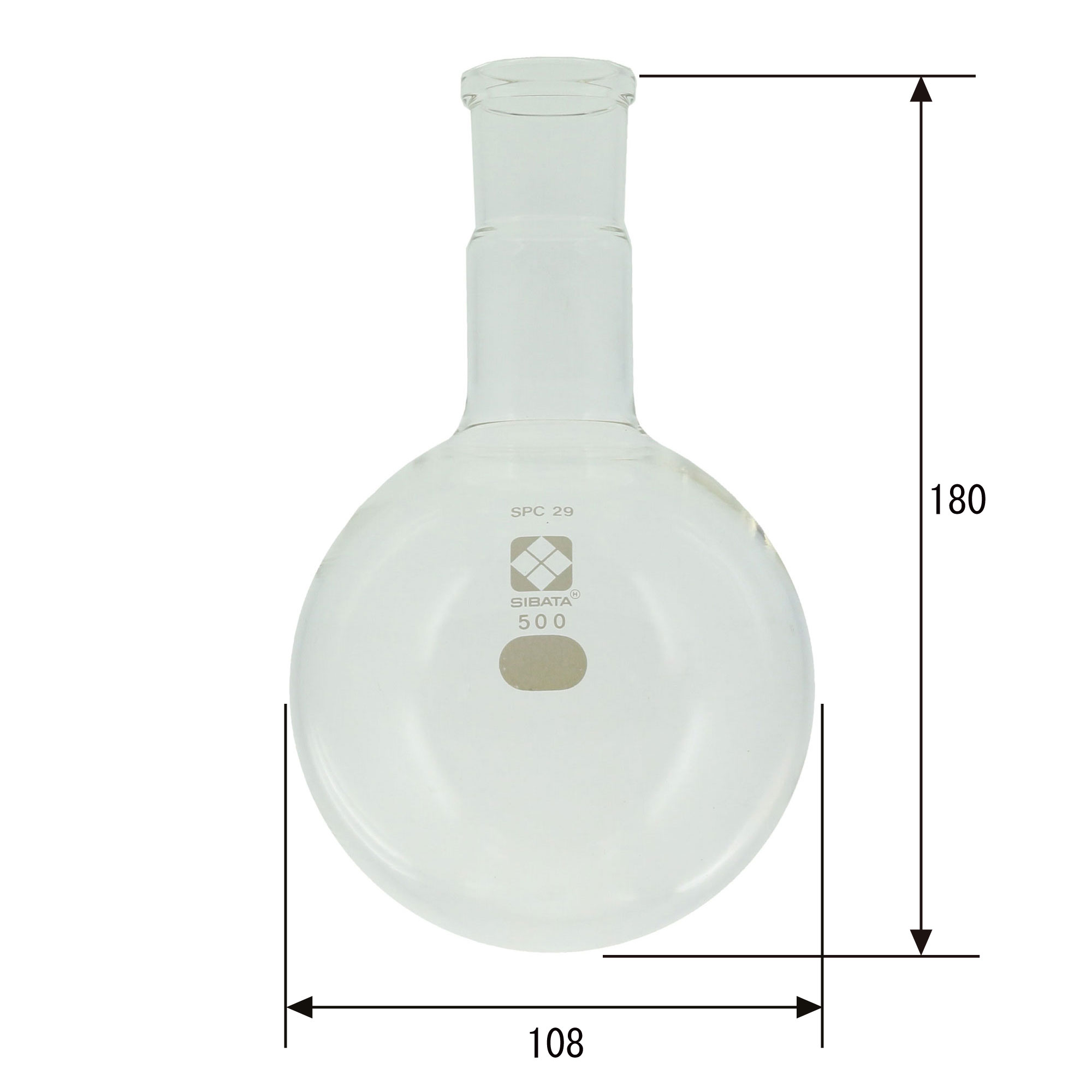 SPC丸底フラスコ 500mL
