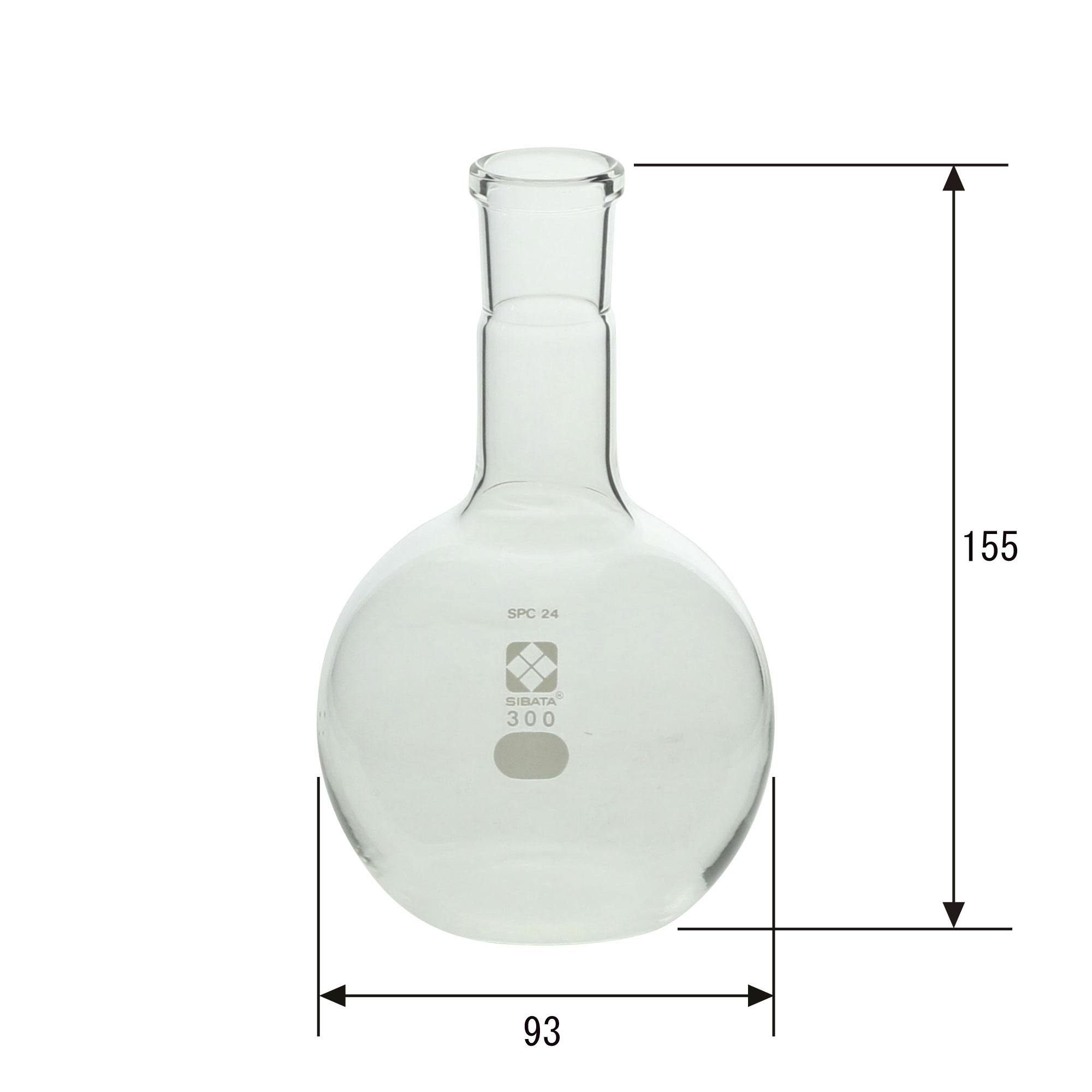 SPC平底フラスコ 300mL