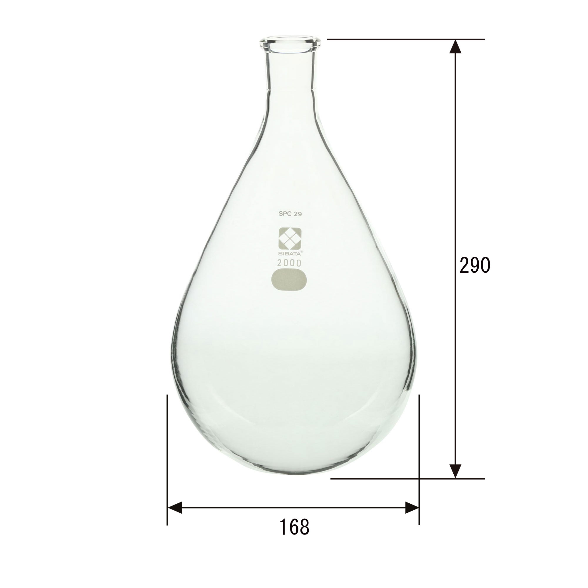 SPCナス形フラスコ 2L