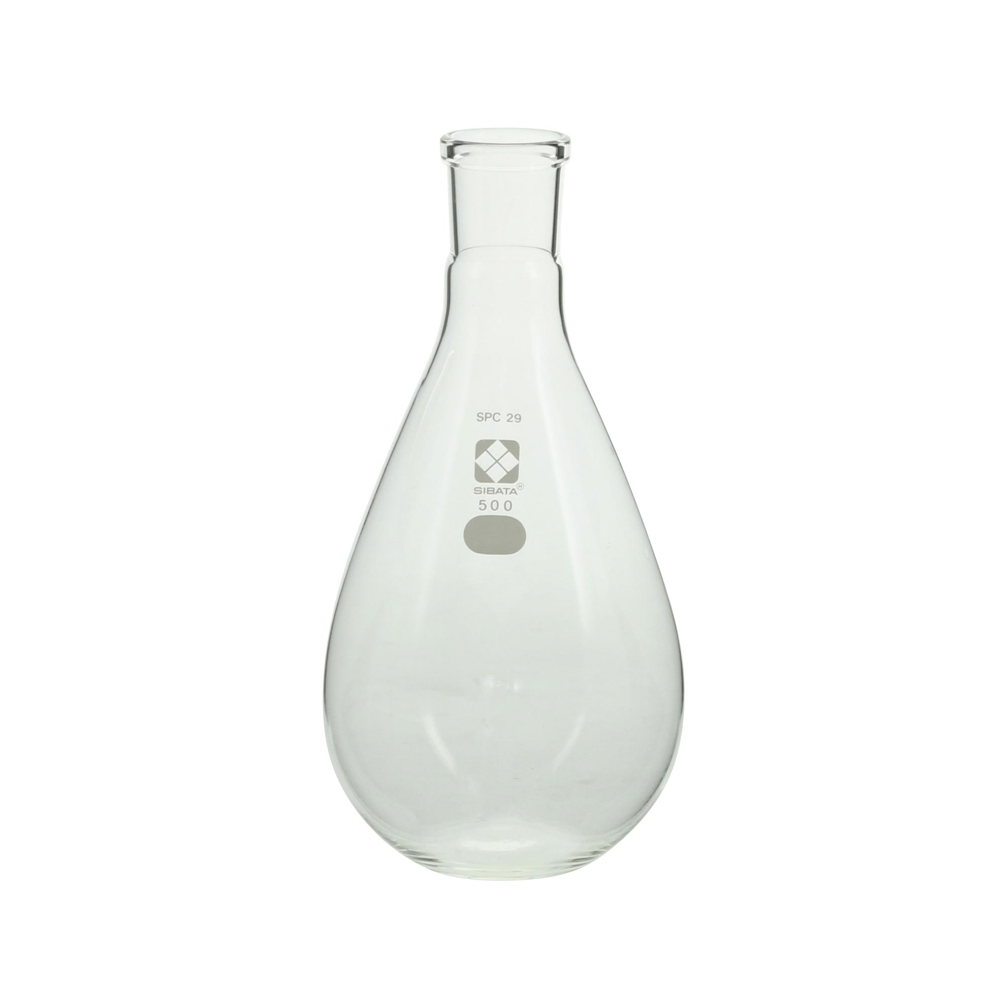 SPC平底ナス形フラスコ 500mL