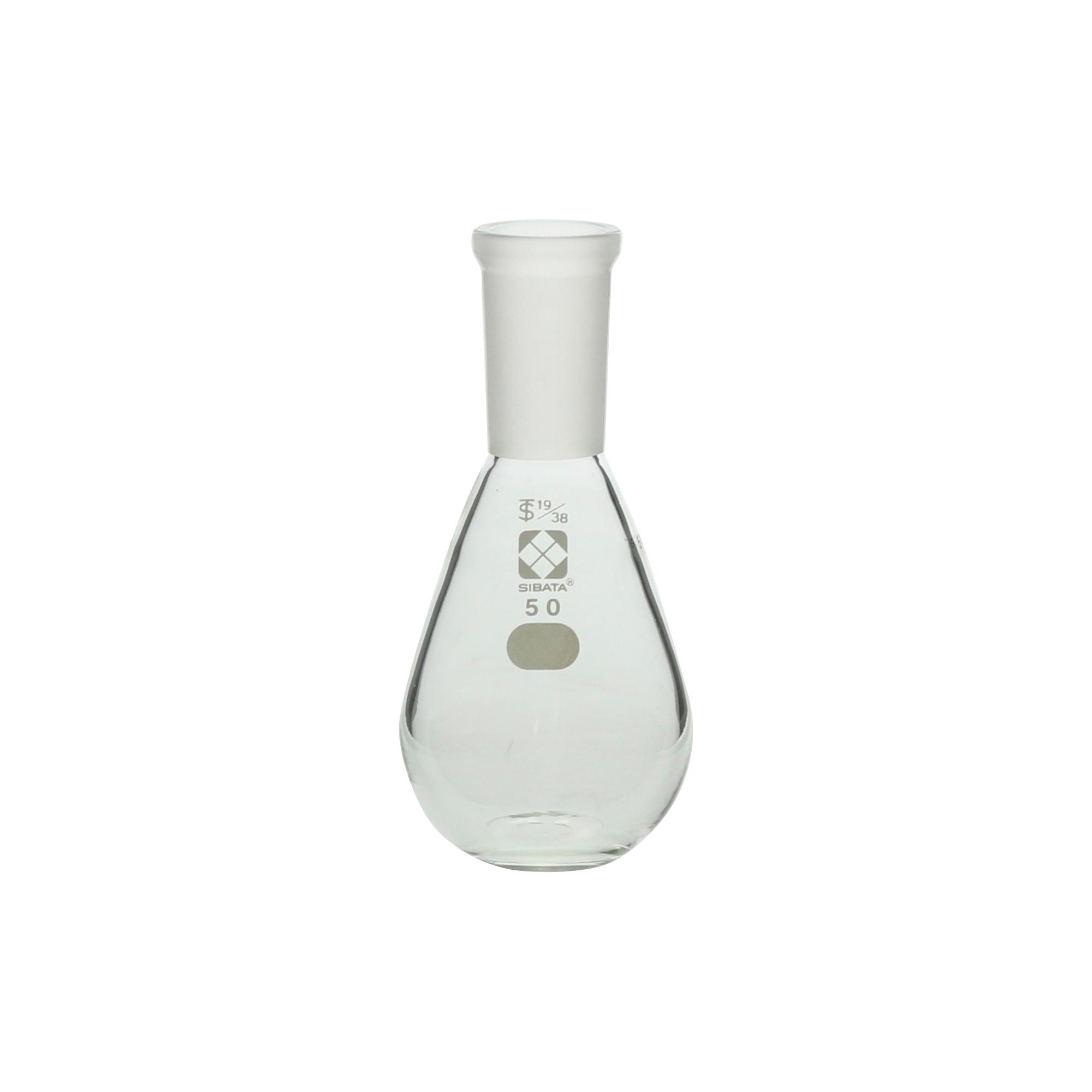 共通摺合平底ナス形フラスコ 50mL