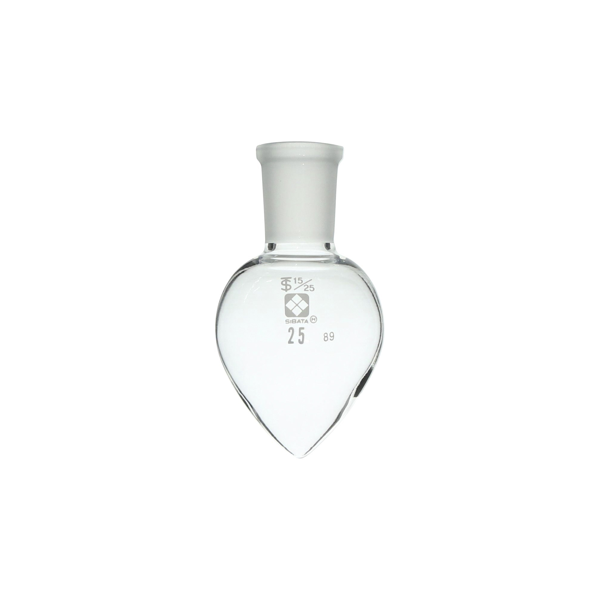 共通摺合梨形フラスコ 25mL