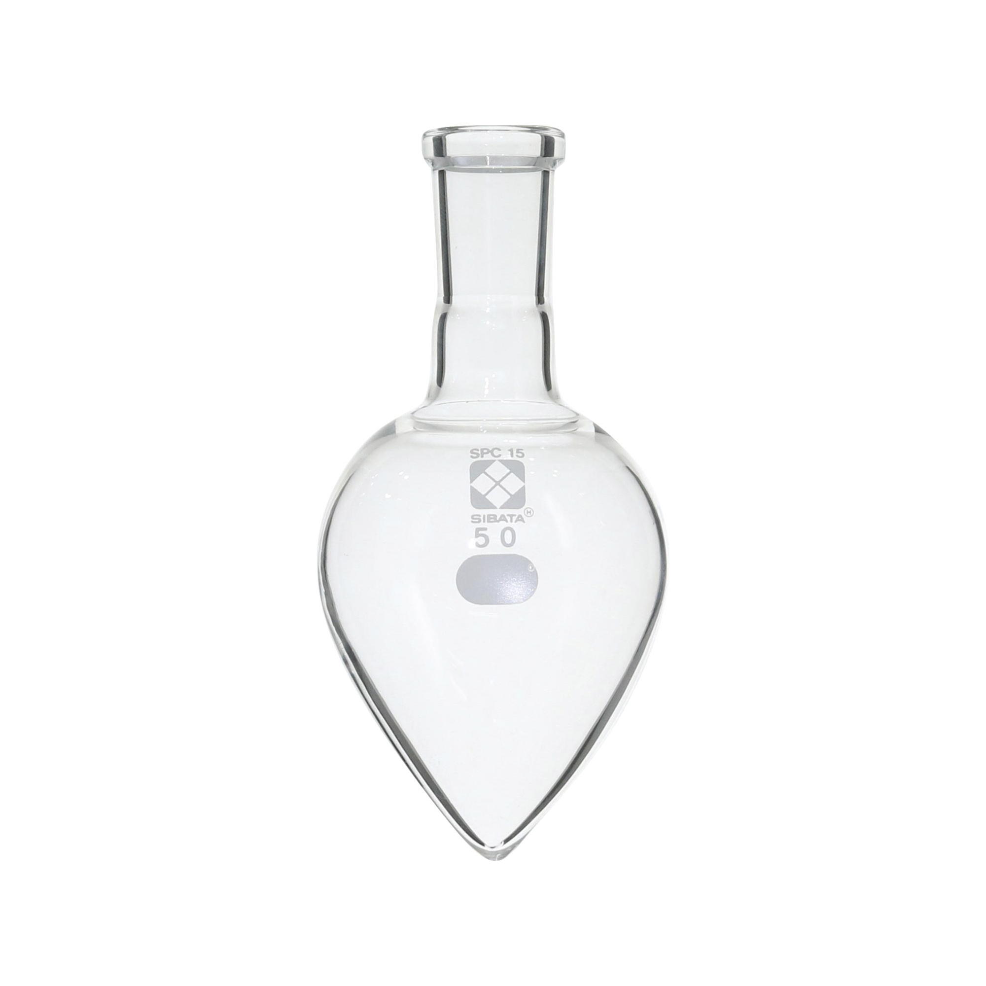 SPC剣先梨形フラスコ 50mL