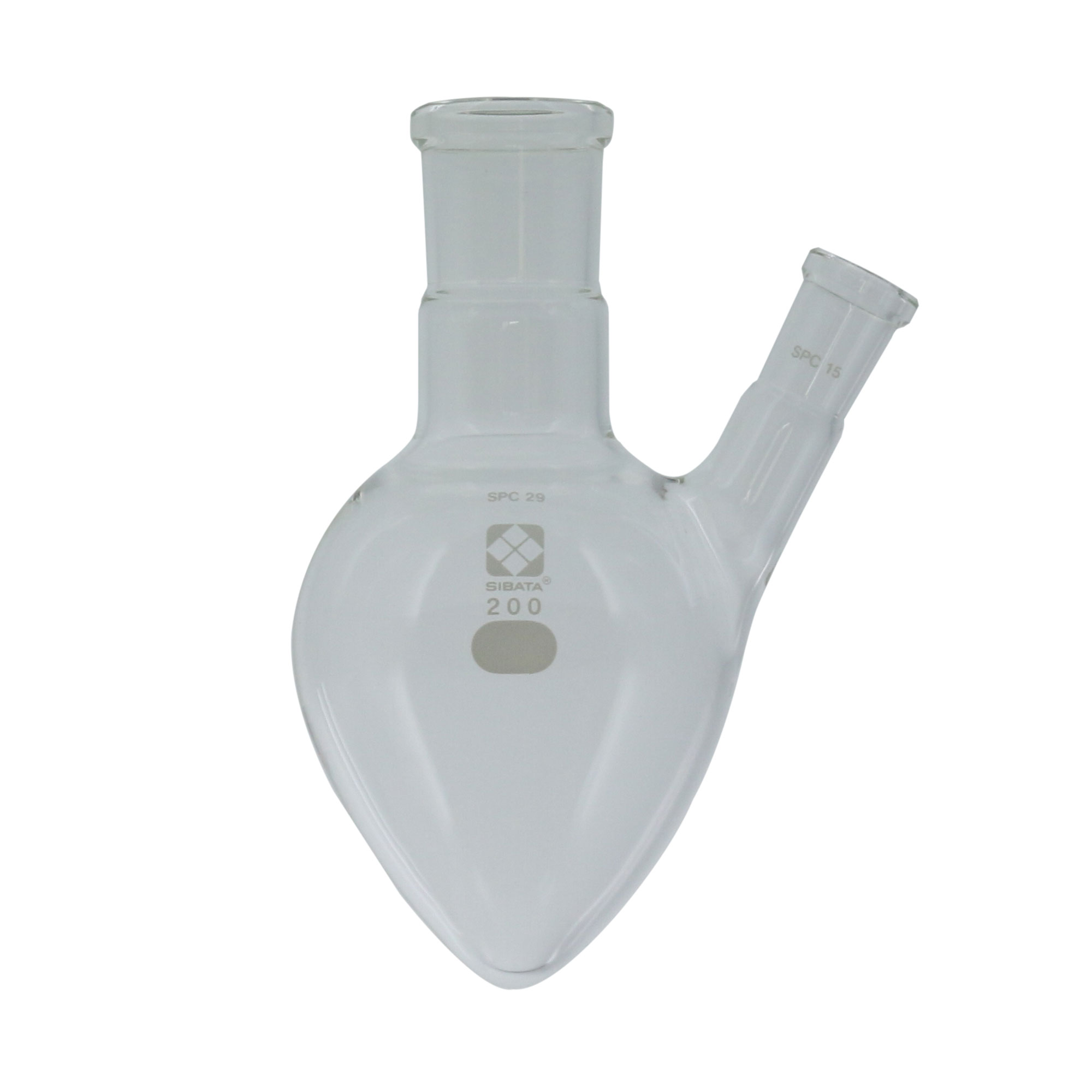 SPC二口梨形フラスコ 200mL