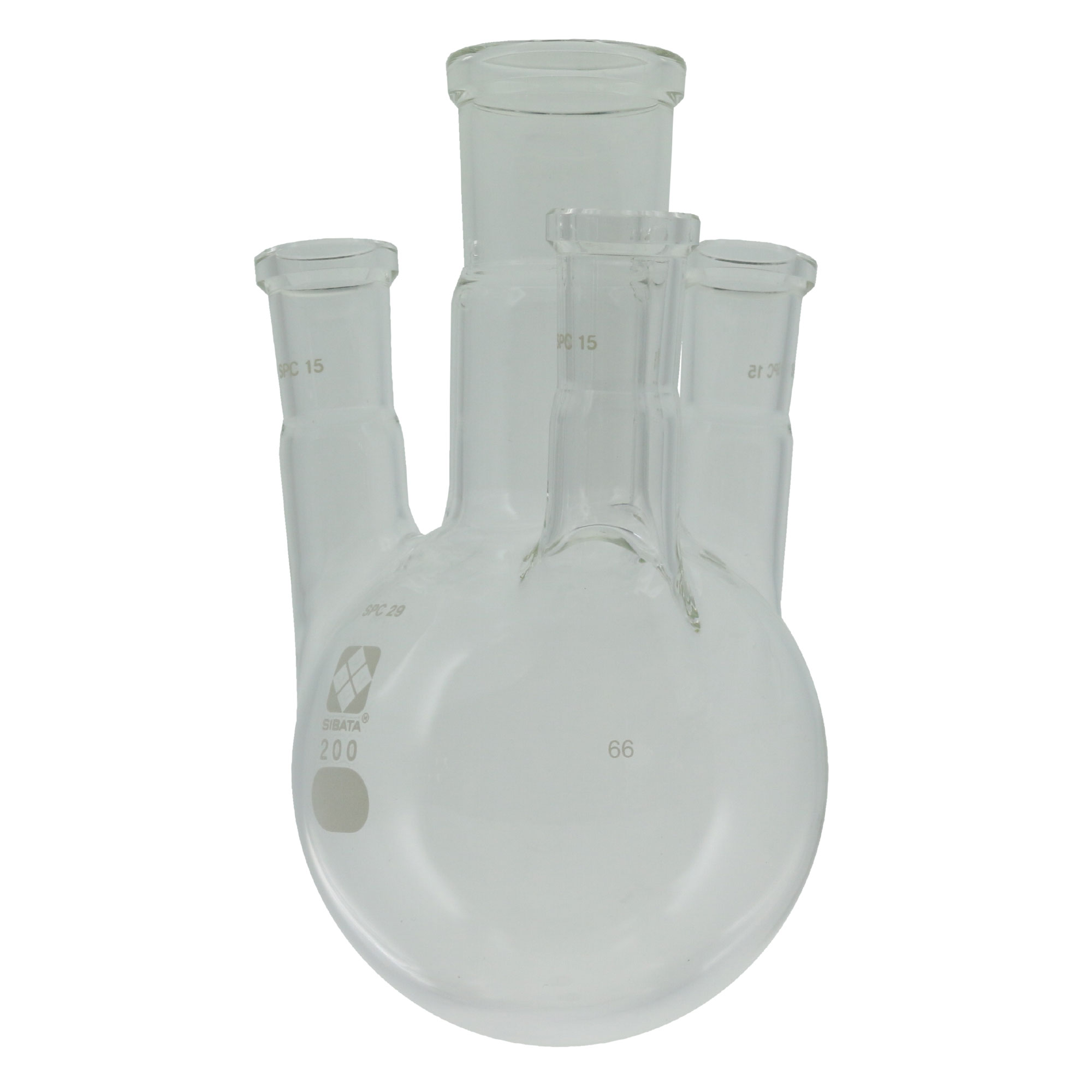 SPC四口丸底フラスコ 200mL