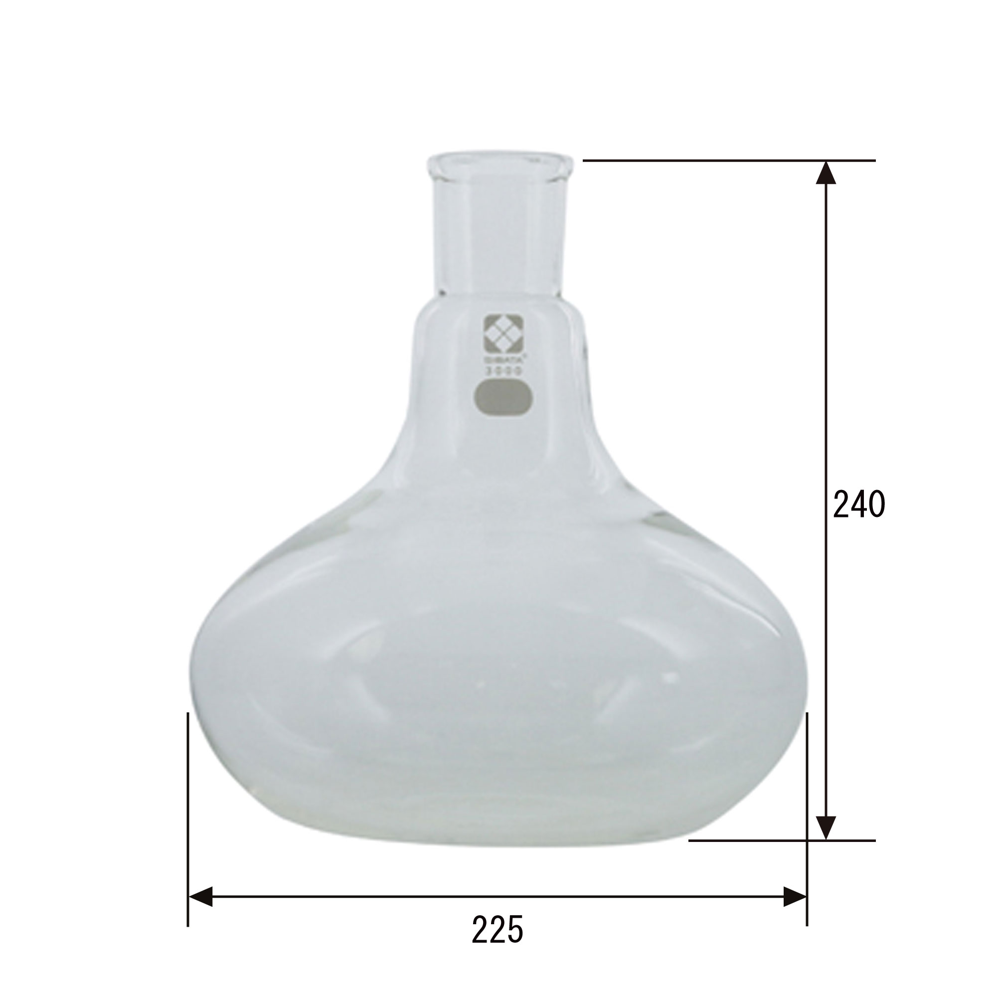 かぶ形フラスコ 3L