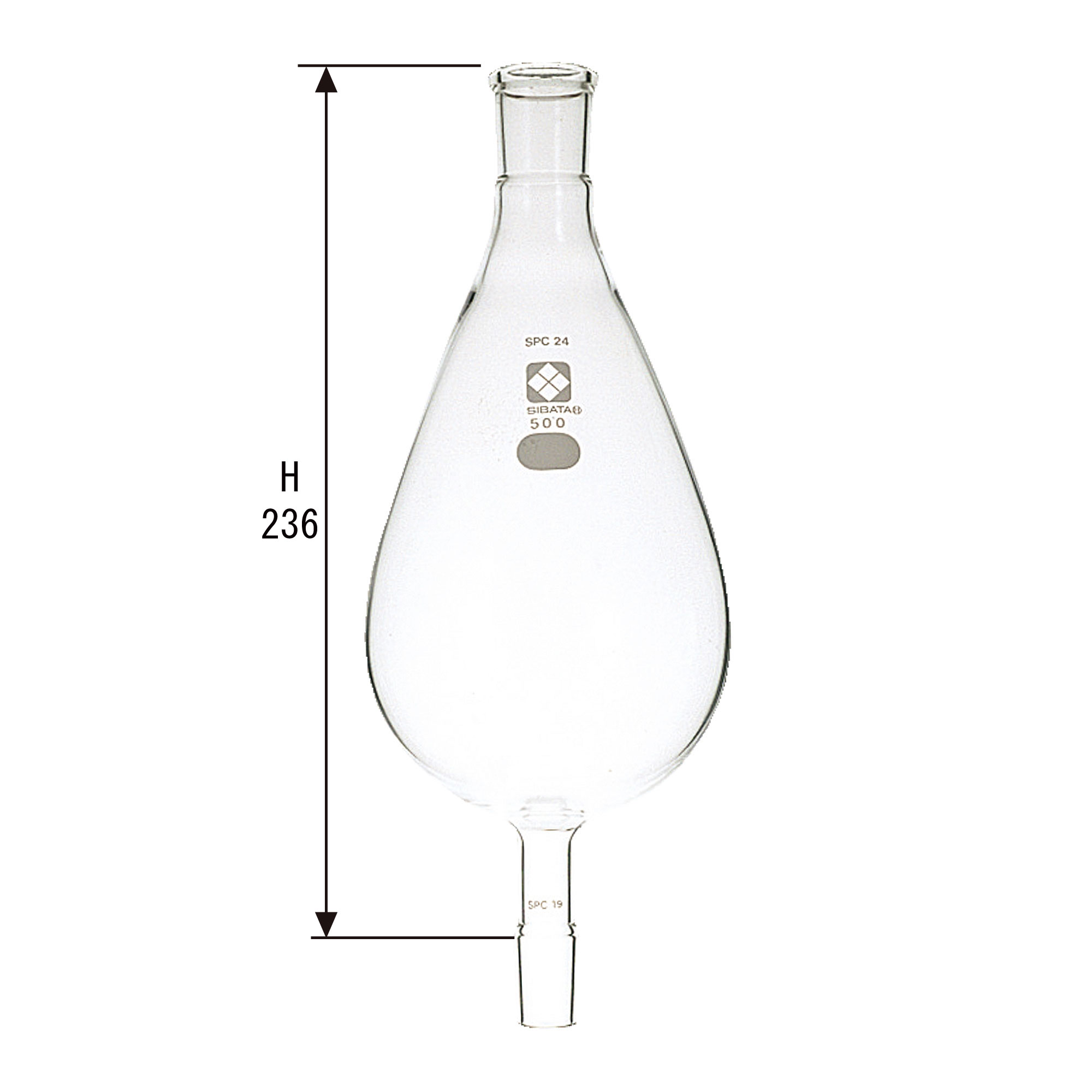 SPC濃縮フラスコ 500mL