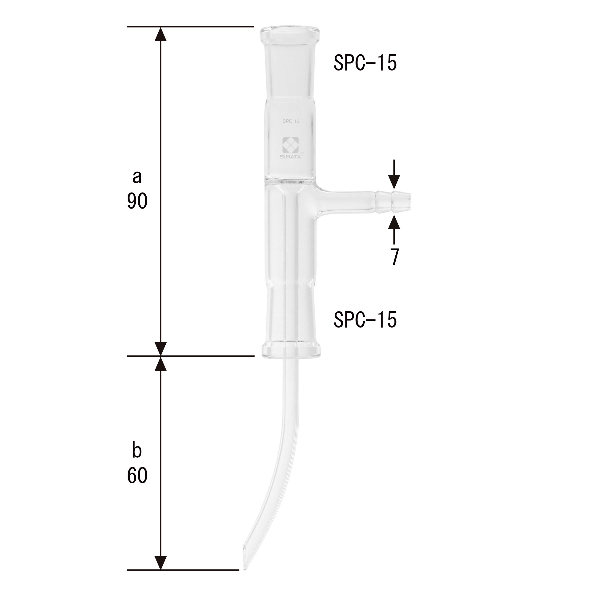 SPC導入管 直管 吸引口付 SPC-15-15