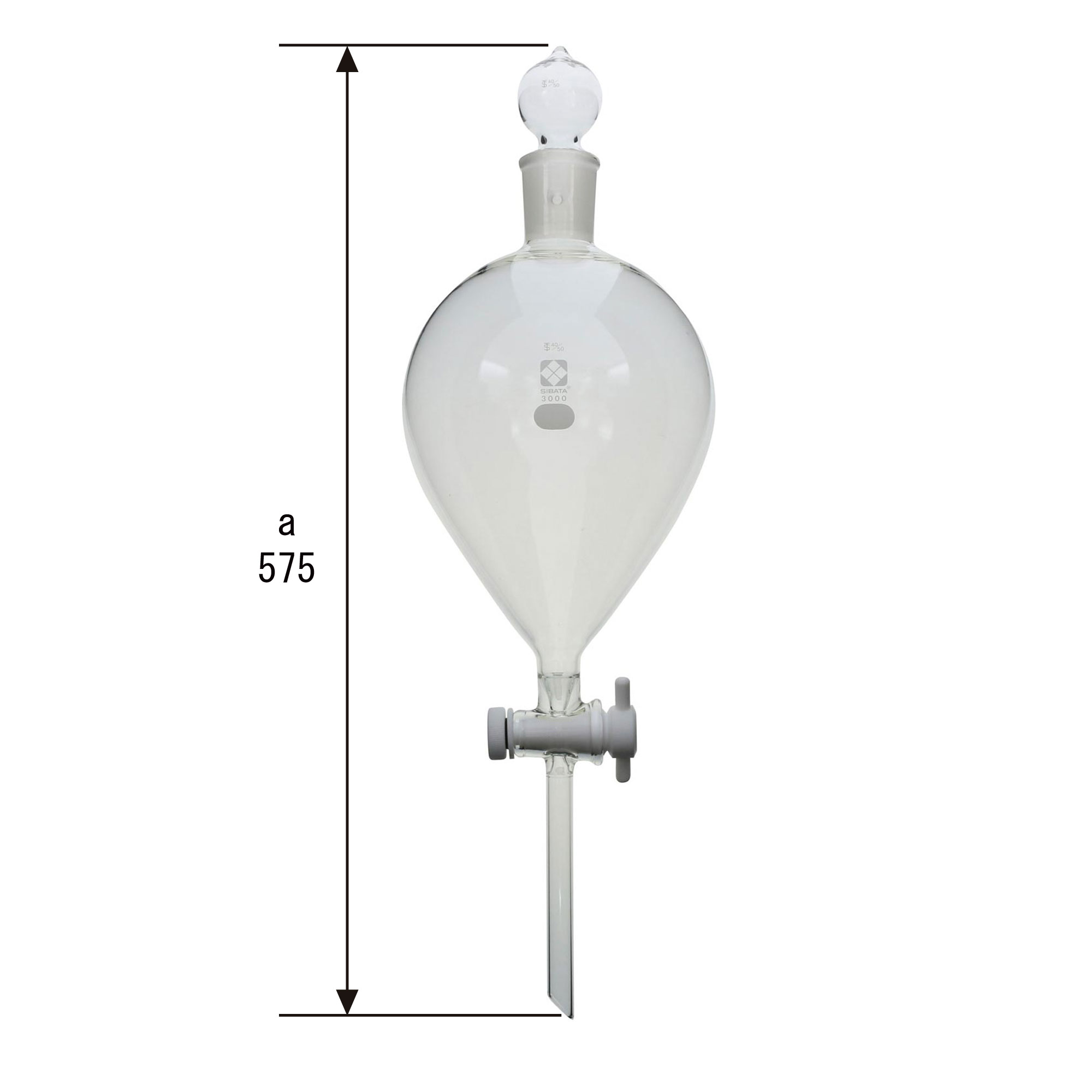 分液ロート PTFEコック付 3L