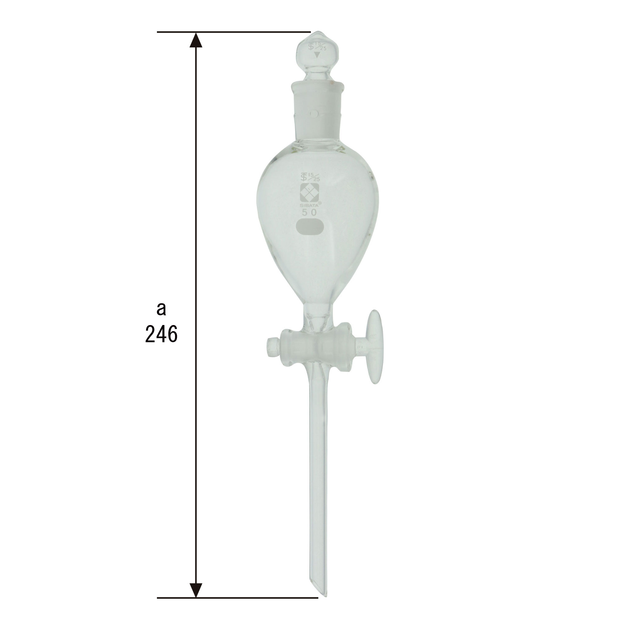 分液ロート ガラスコック付 50mL
