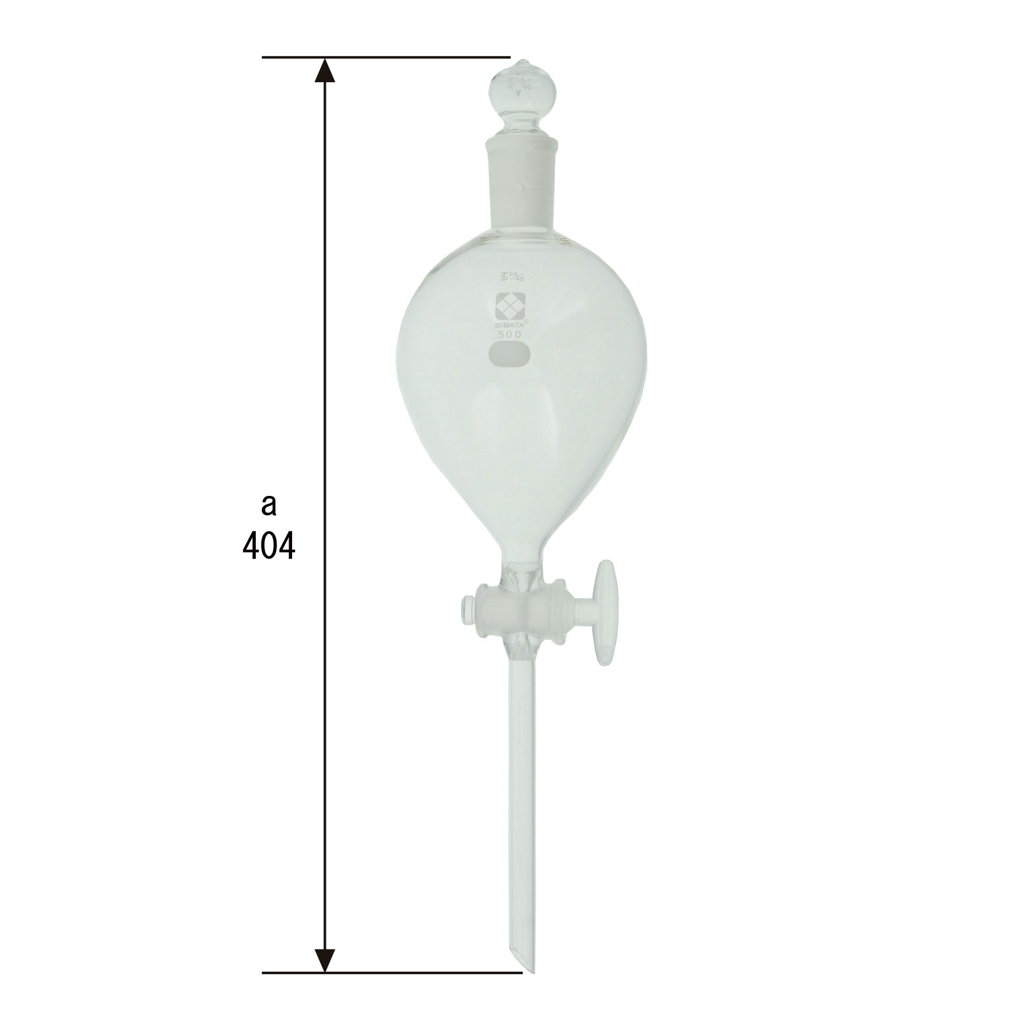 分液ロート ガラスコック付 500mL