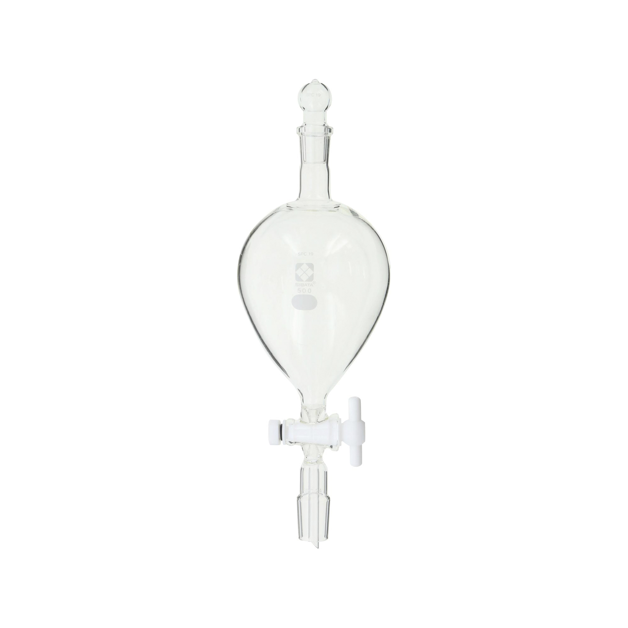 SPC分液ロート PTFEコック付 500mL