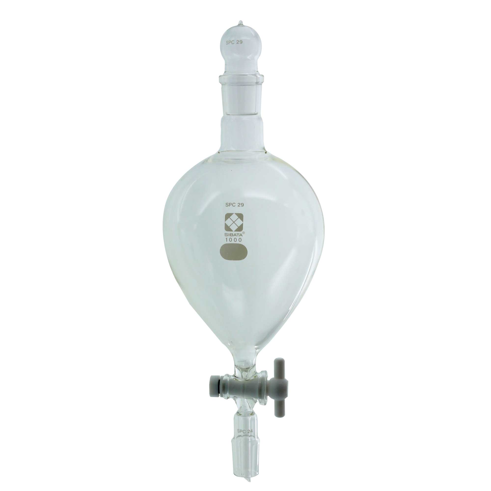 SPC分液ロート PTFEコック付 1L