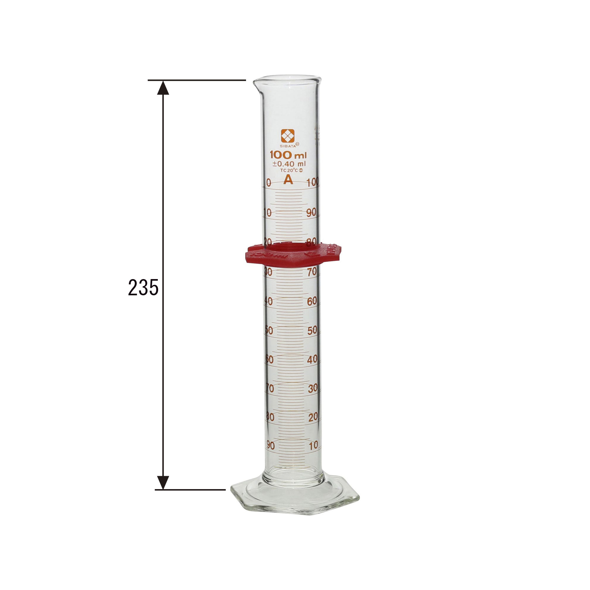 メスシリンダー スーパーグレード 100mL
