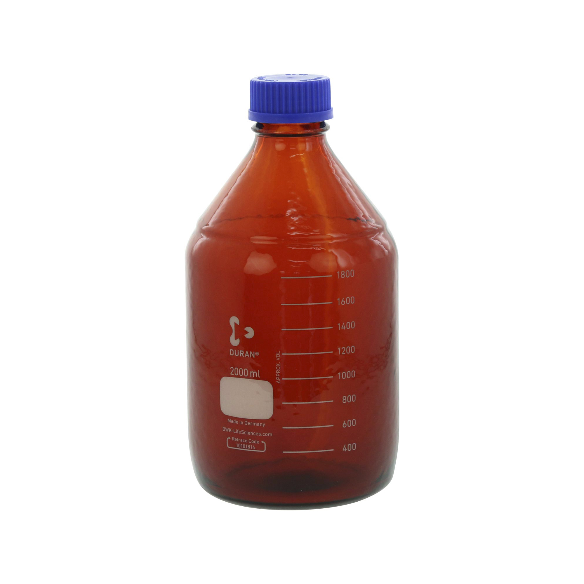 セーフティコートねじ口びん 茶褐色 青キャップ付