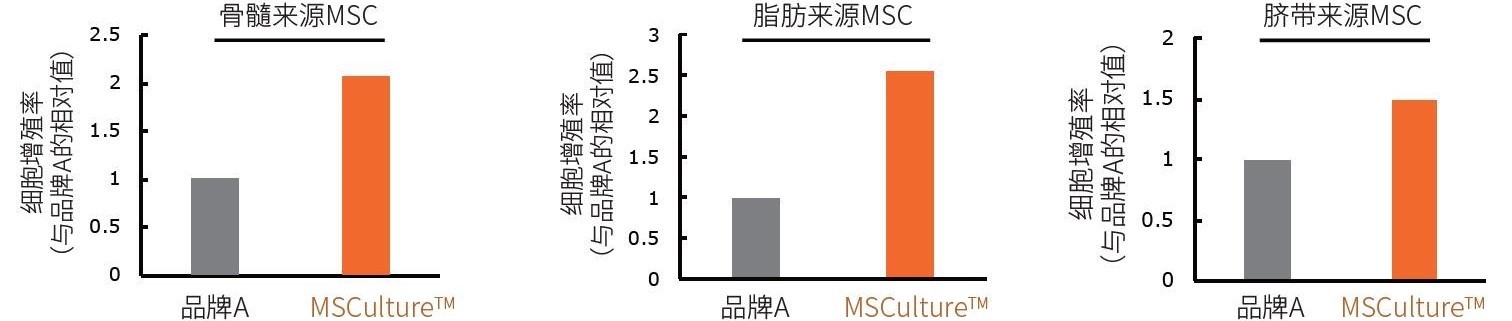 MSCulture™ High Growth基础培养基及配套添加剂                              适用于细胞外囊泡生产的间充质干细胞增殖培养基