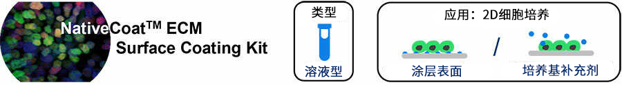 Xylyx NativeCoat™ ECM（2D）                              培养材料的涂层及培养基添加剂