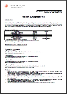 明胶酶谱试剂盒（COSMOBIO）                              Gelatin Zymography Kit(COSMOBIO)