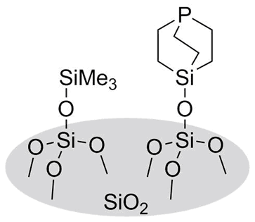 二氧化硅负载型笼型膦                              Silica-SMAP